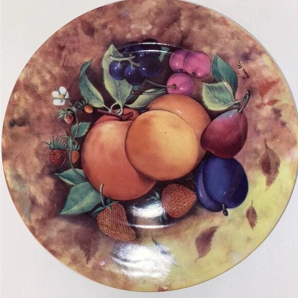 Set of 4 Email de Limoges Dessert Cheese Plates - Picture 5 of 7